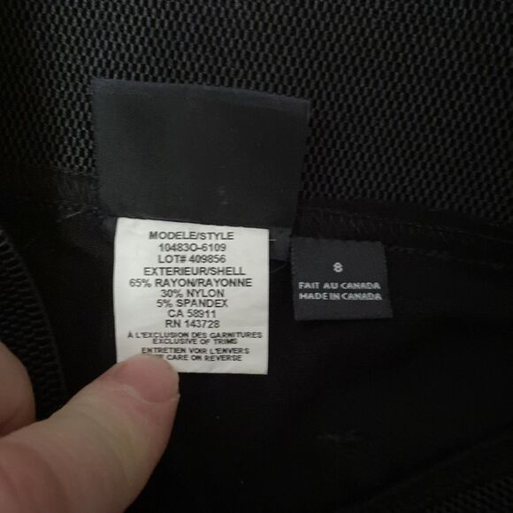 Tribal Jeggings Women’s Size 8 Black Pull On Stretch Elastic Waist - Picture 3 of 12